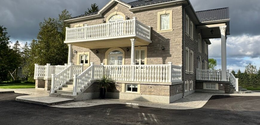Detached 2 storey 6 Bedroom house with finished basement with 10 Acre land