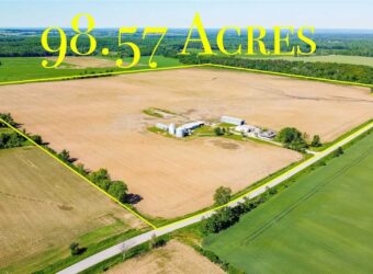 98.57 Acre Farm With House, 3 Barns, 1 Huge Workshop in Clearview, Ontario